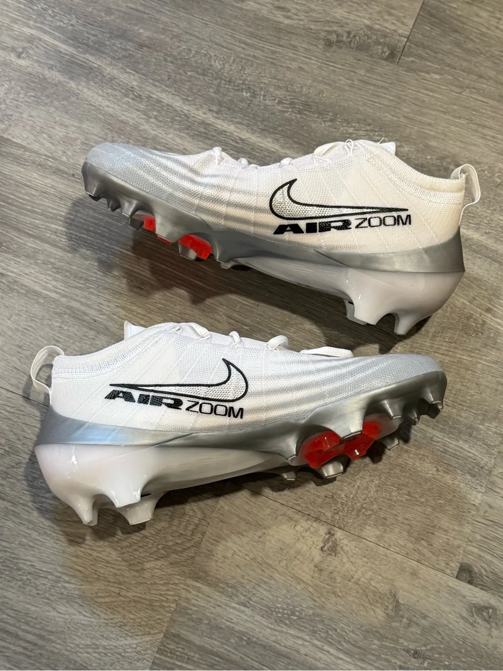 Nike Vapor Edge Elite 360 1 Football Cleats White Men’s Size 8 FB3288-100